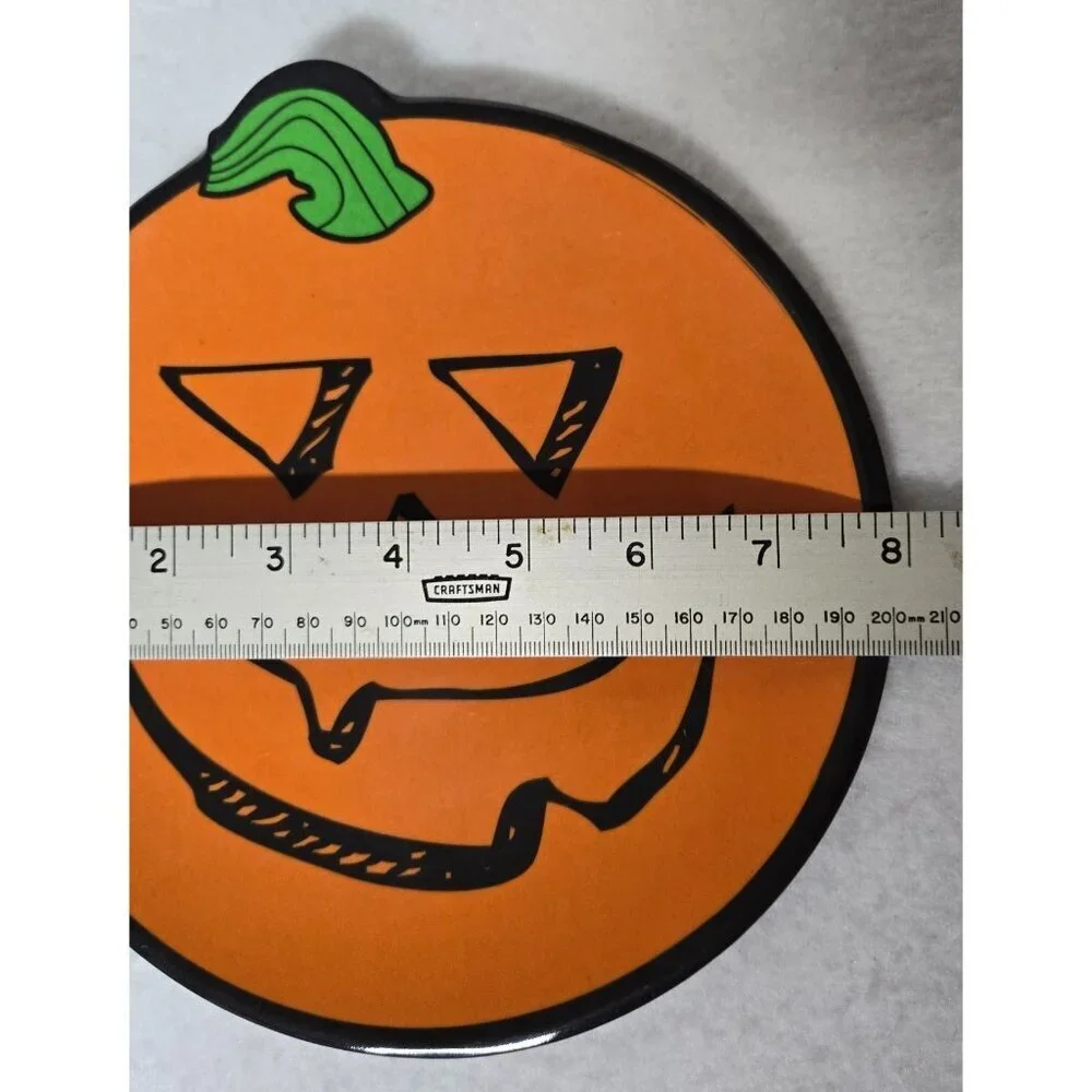 Vintage Halloween‎ Pumpkin Face Plate 8